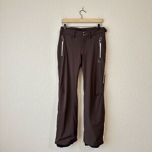 HALTI Womens DryMaxX Ski Pants 4-Way Stretch in Brown